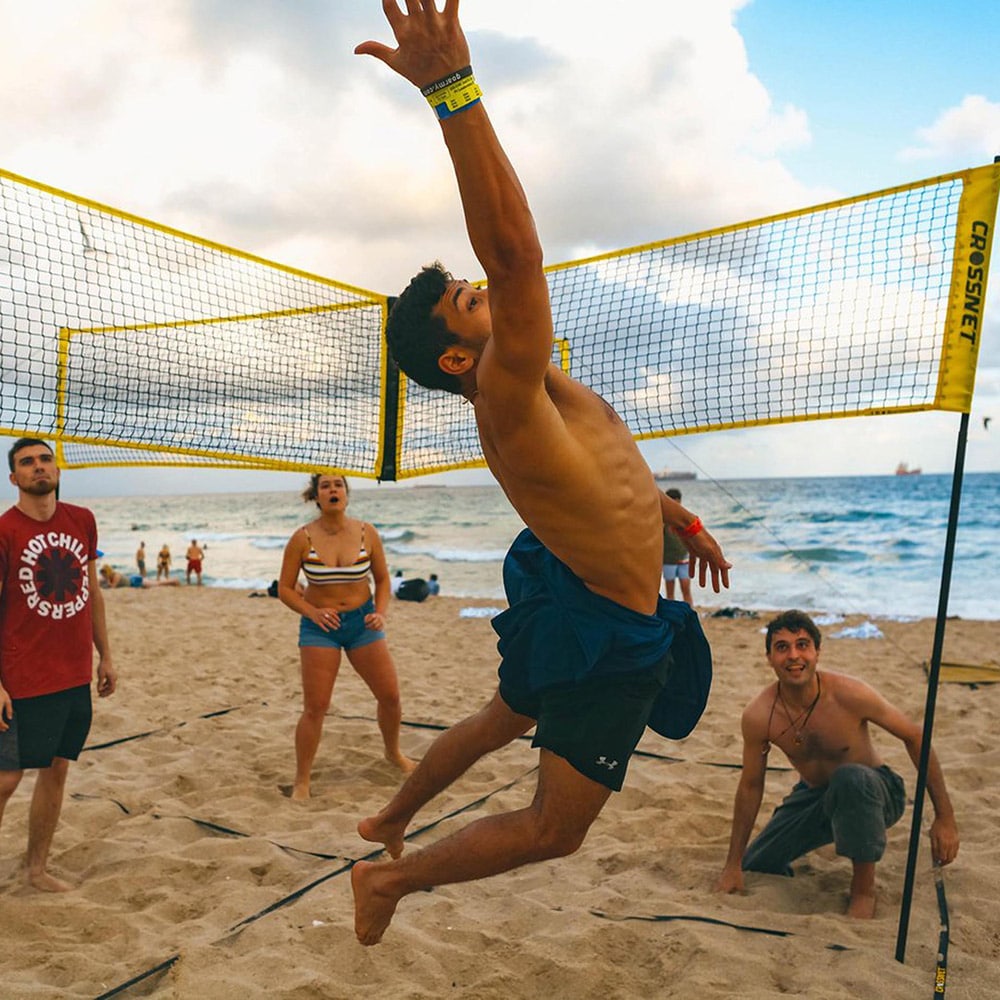 CROSSNET Outdoor Volleyball Game - Beach