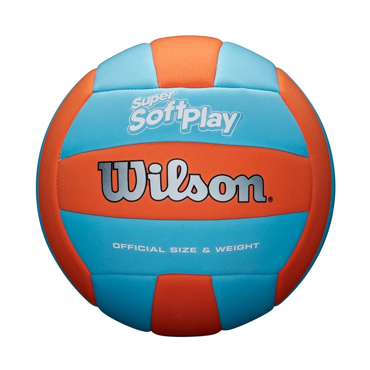 Wilson Super Soft Volleyball - Orange & Blue